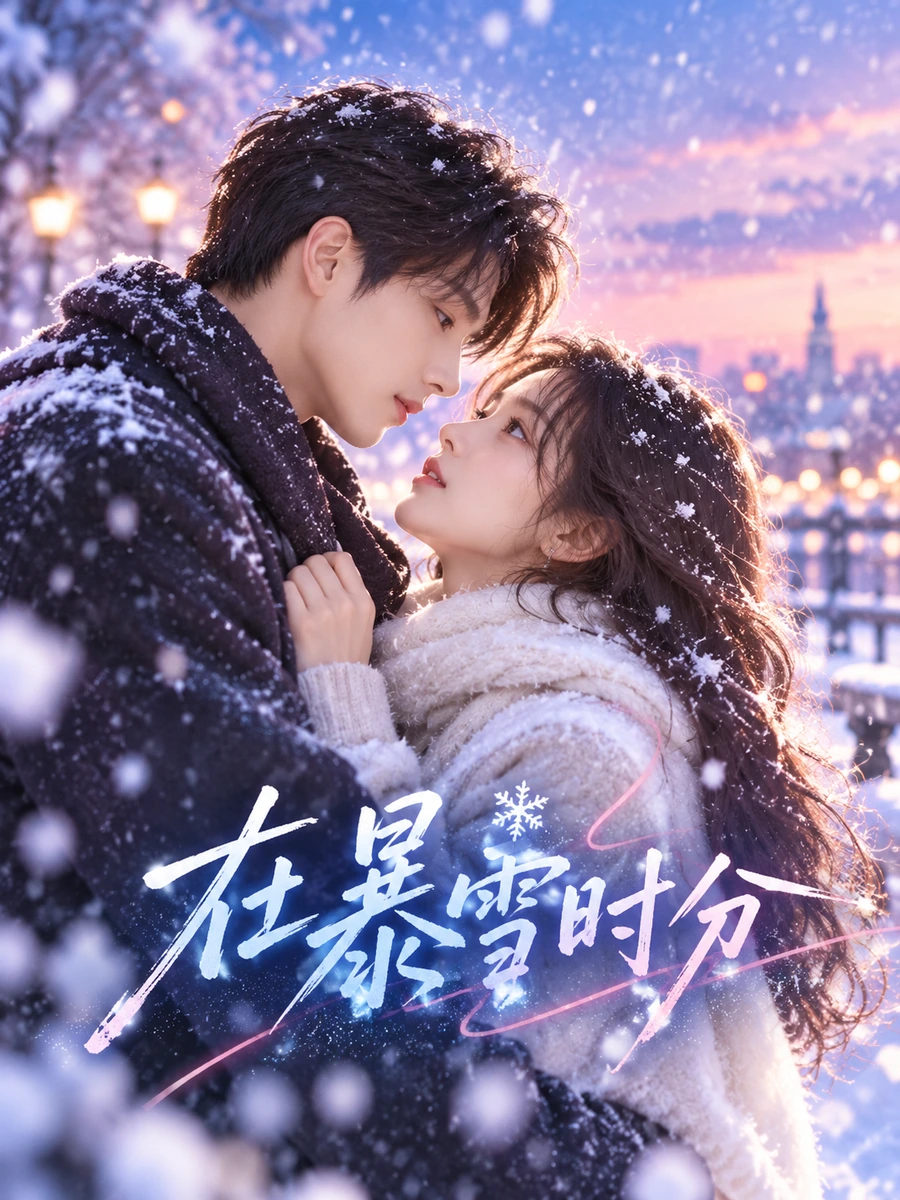 在暴雪时分原创韩剧封面视觉